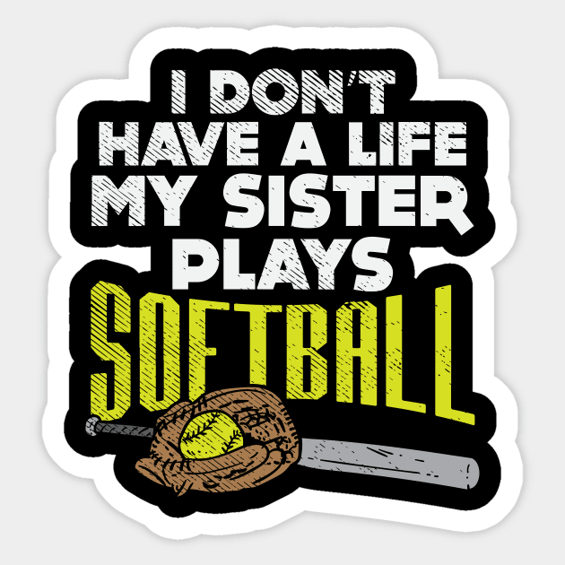 Softball Sister Sticker by Dolde08